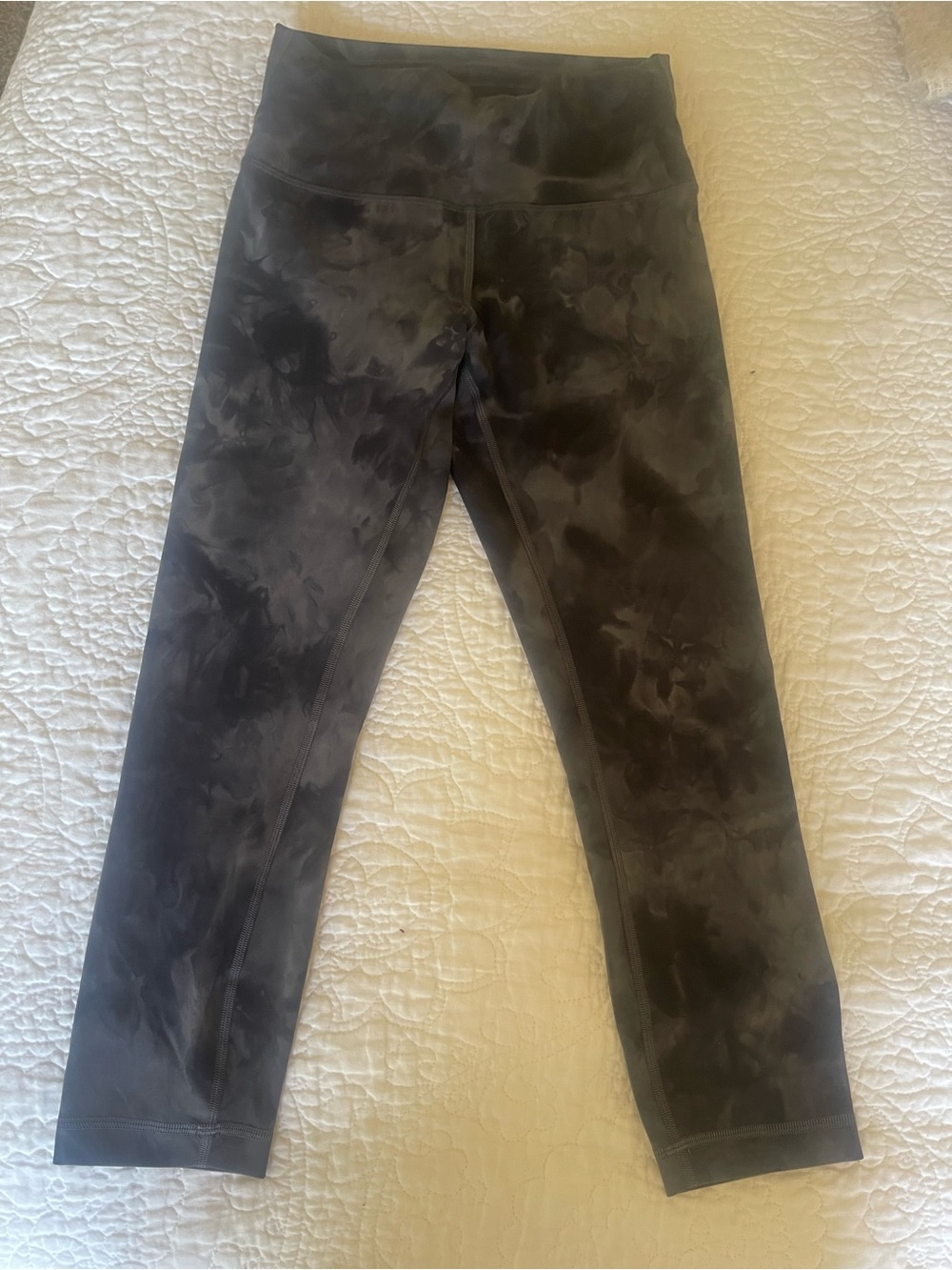 lululemon athletica Black Tie-Dye High-Rise Leggings Size 8